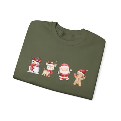 Christmas Characters Crewneck Sweatshirt