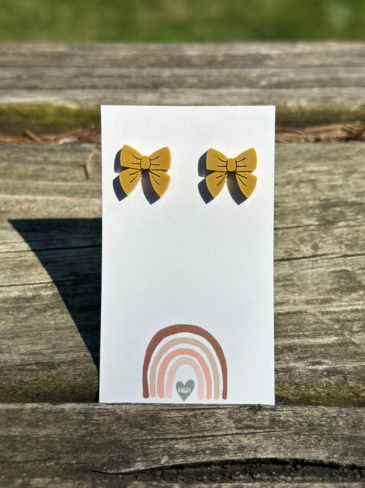 Maroon and Gold bows