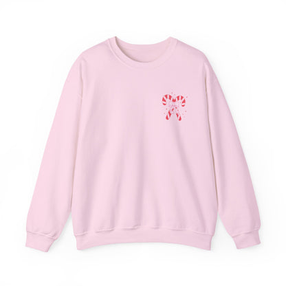 Candy Cane Christmas Crewneck Sweatshirt