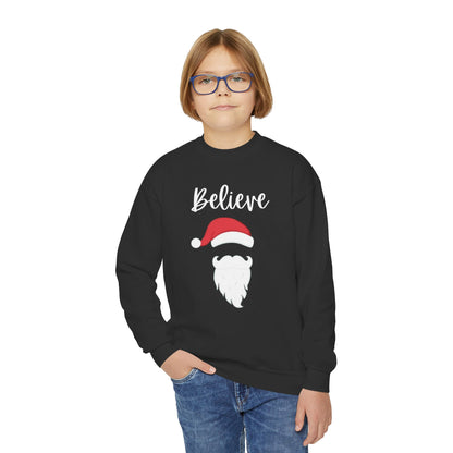 Believe Santa Youth Crewneck Sweatshirt
