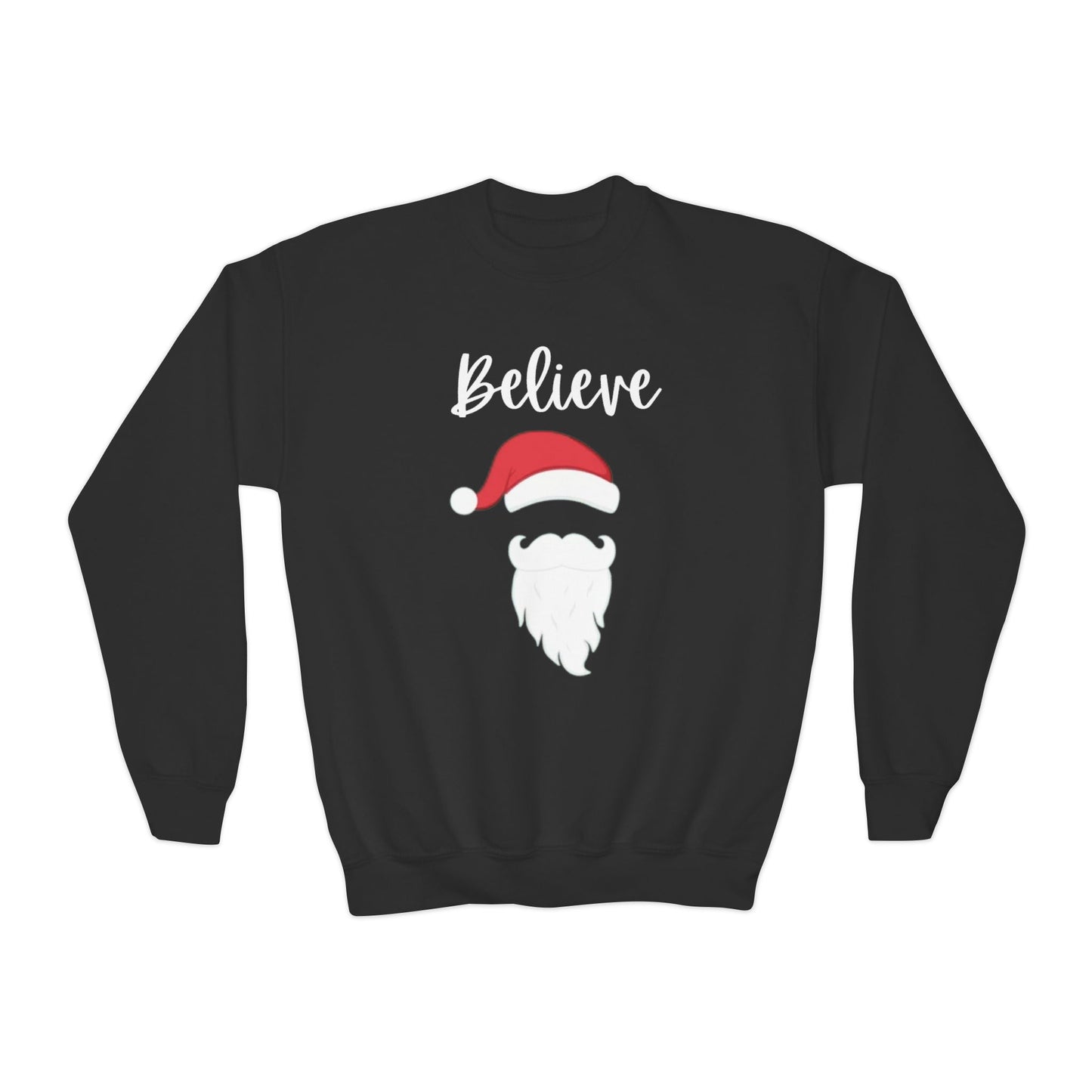 Believe Santa Youth Crewneck Sweatshirt