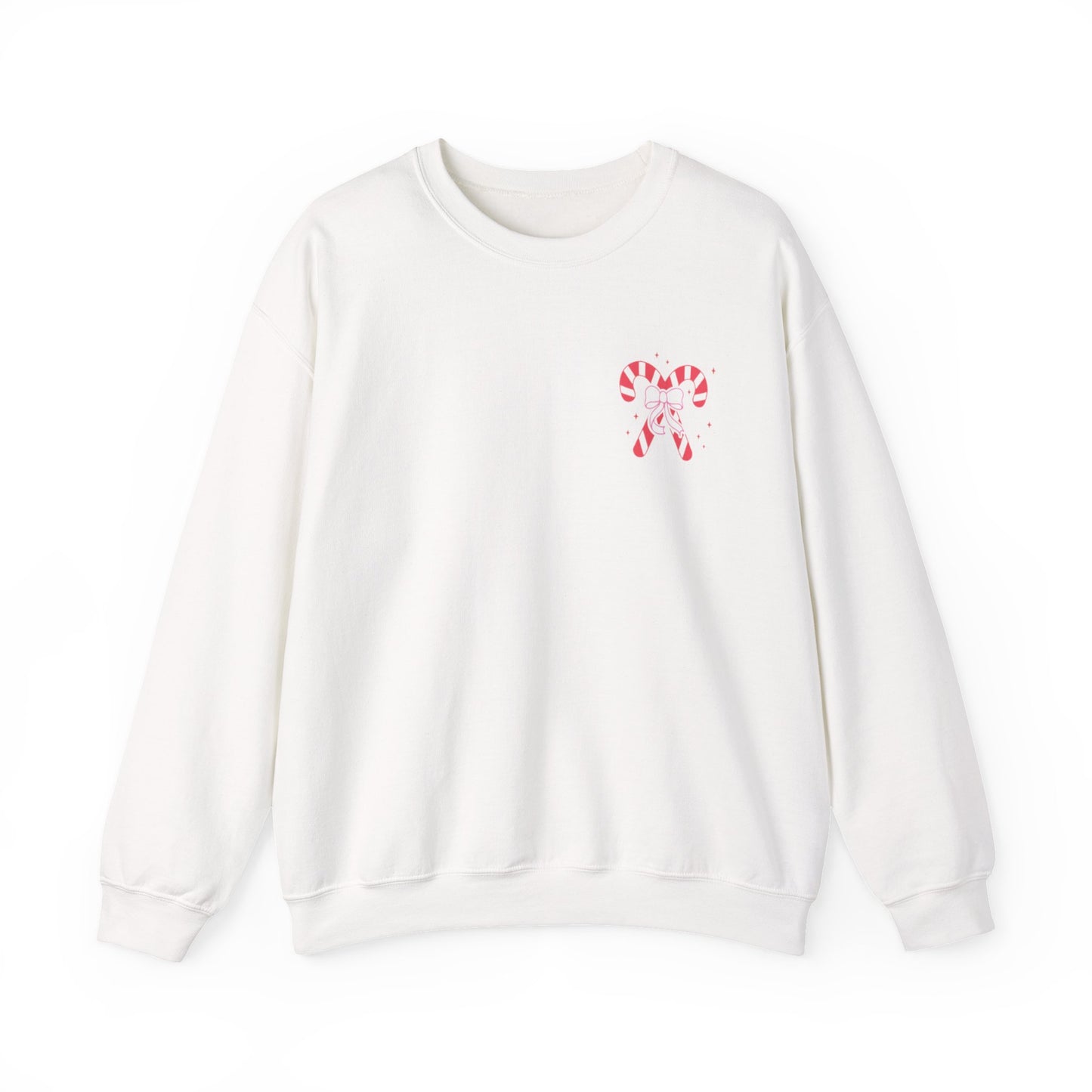 Candy Cane Christmas Crewneck Sweatshirt