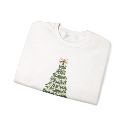 Merry Christmas Tree Crewneck Sweatshirt
