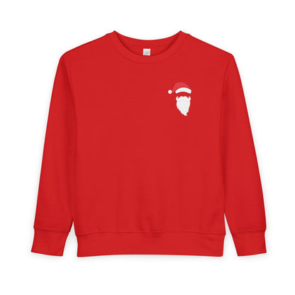 Toddler Sweatshirt - Sorry Santa I’m a Little Feral Christmas Crewneck