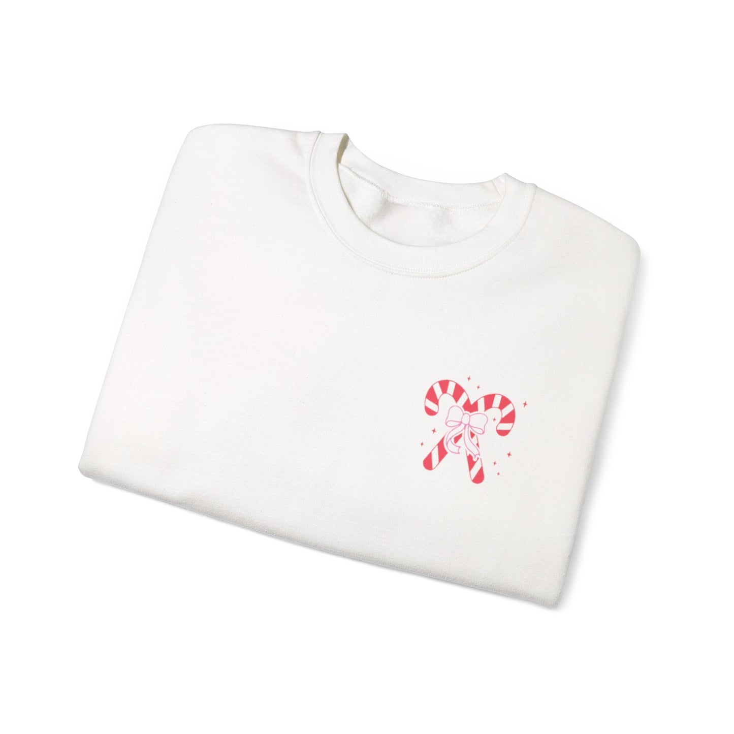 Candy Cane Christmas Crewneck Sweatshirt