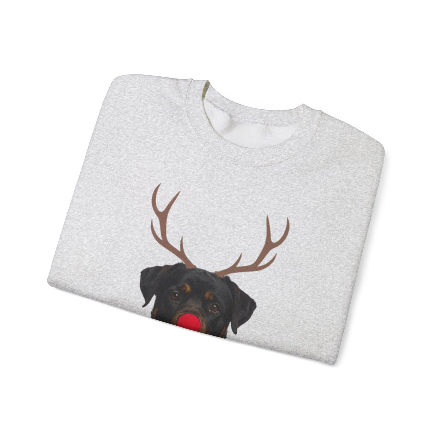 Rottweiler Reindeer Christmas Sweatshirt