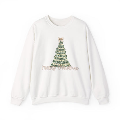 Merry Christmas Tree Crewneck Sweatshirt