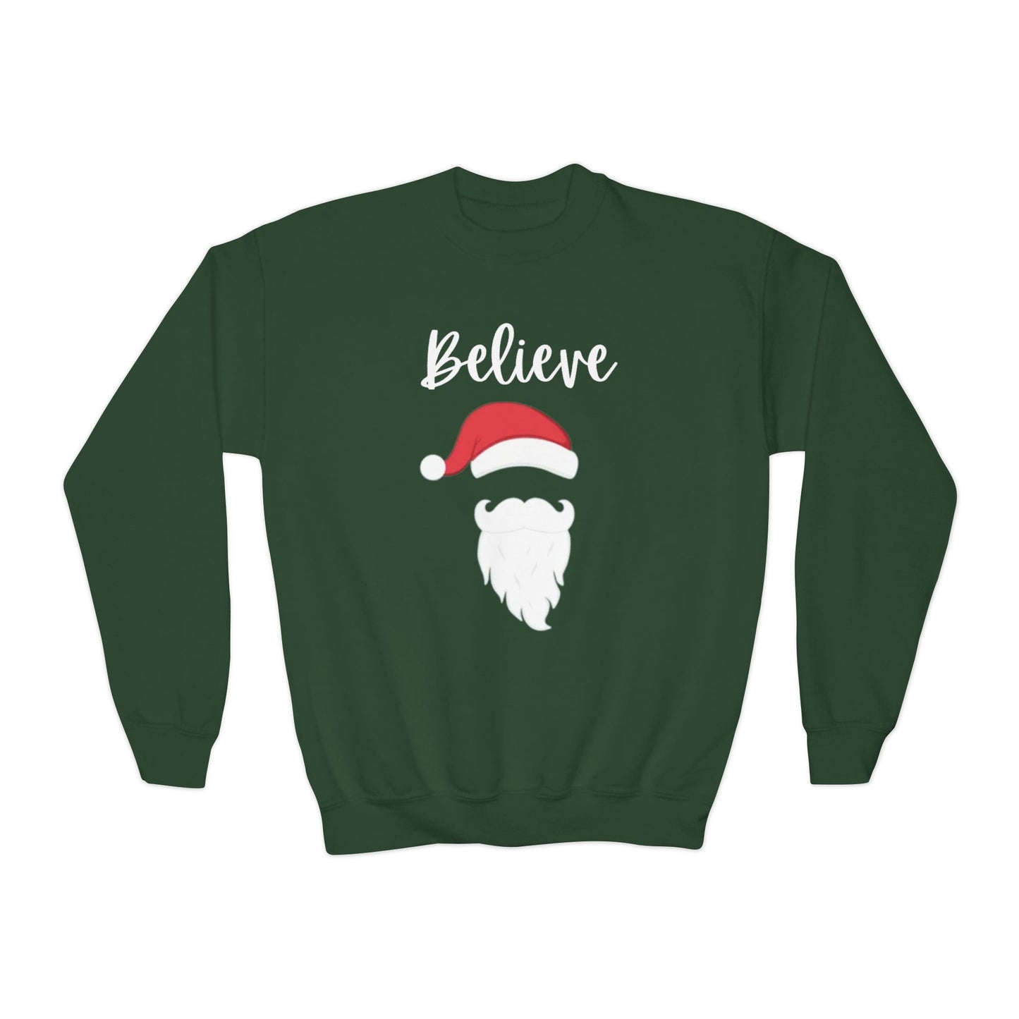 Believe Santa Youth Crewneck Sweatshirt