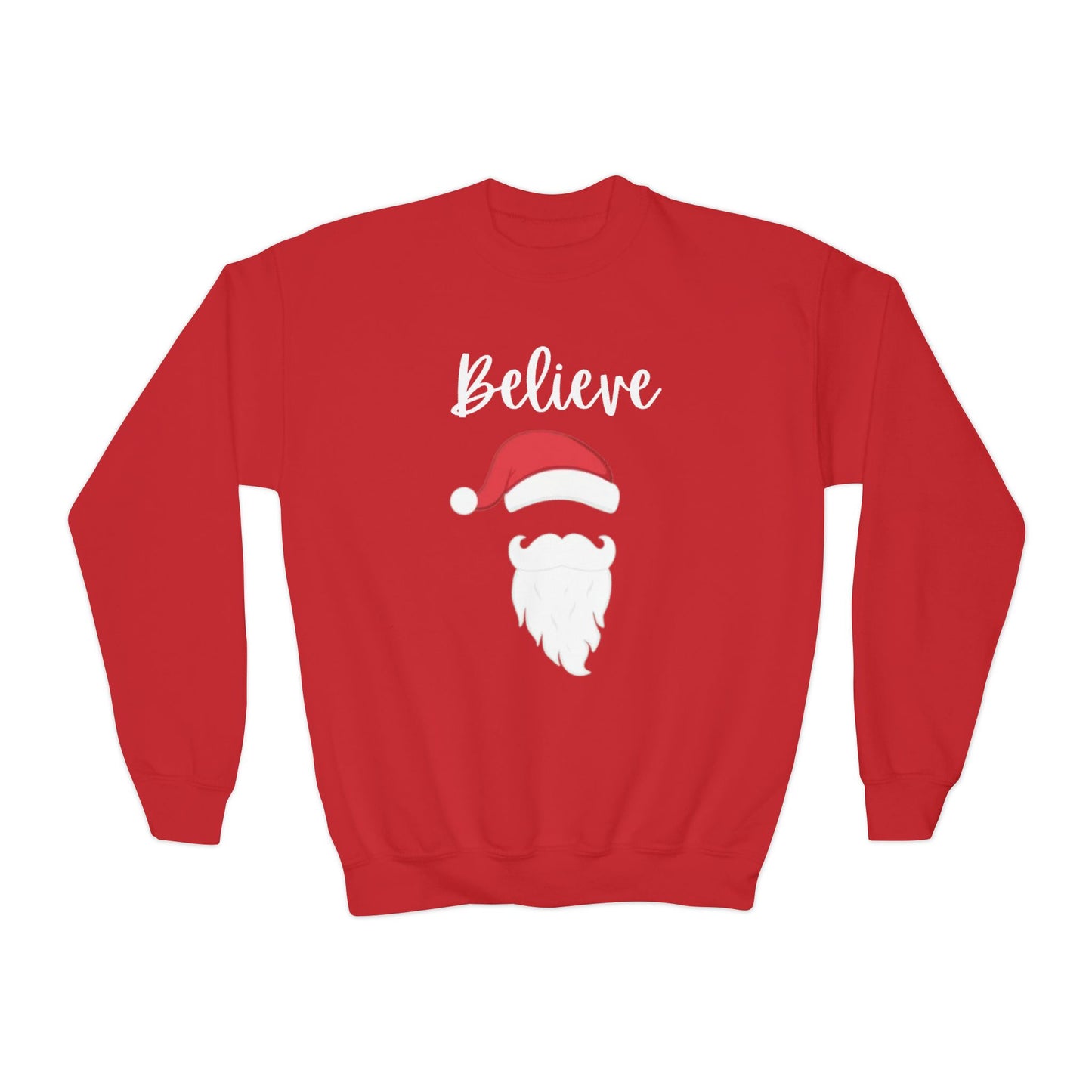Believe Santa Youth Crewneck Sweatshirt