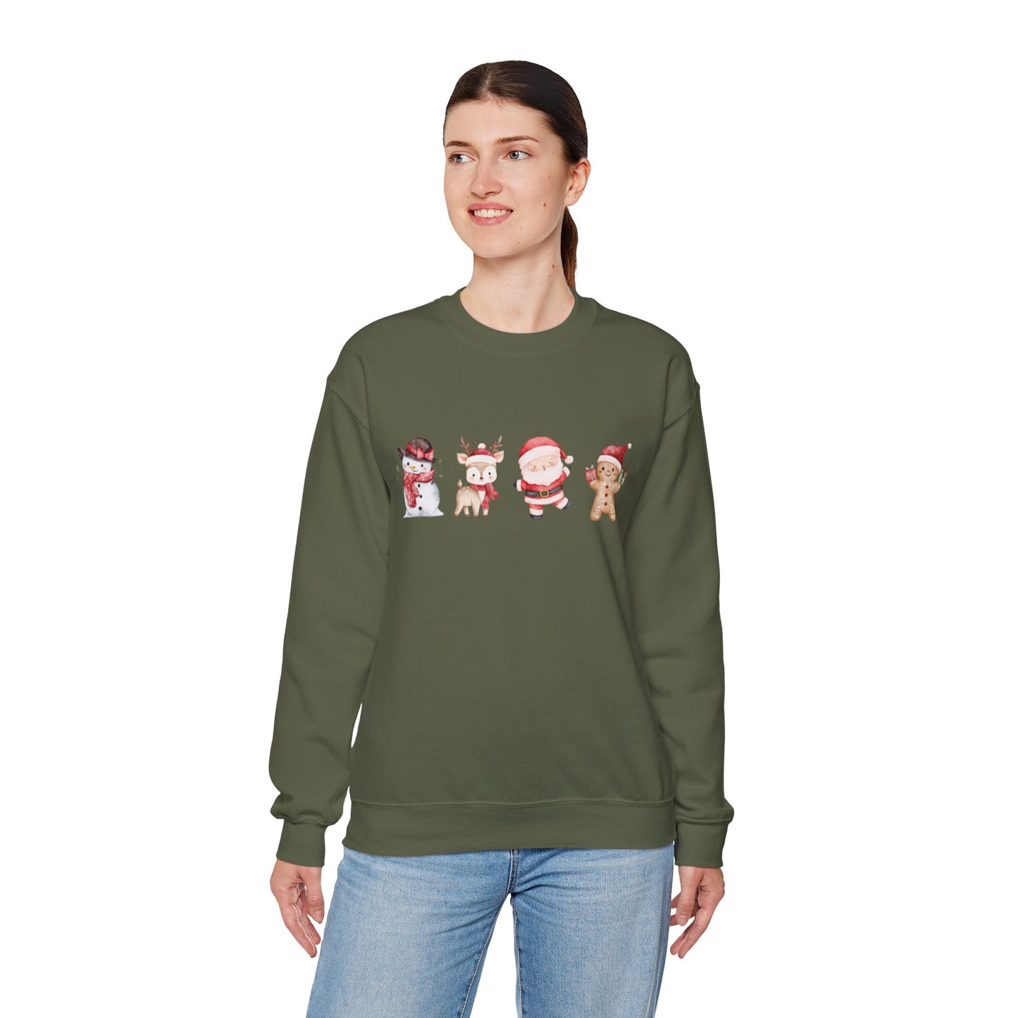 Christmas Characters Crewneck Sweatshirt